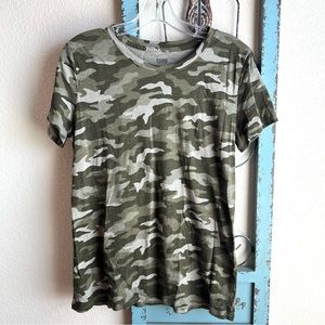 Victoria’s Secret Pink Camouflage Print Short Sleeve T-Shirt